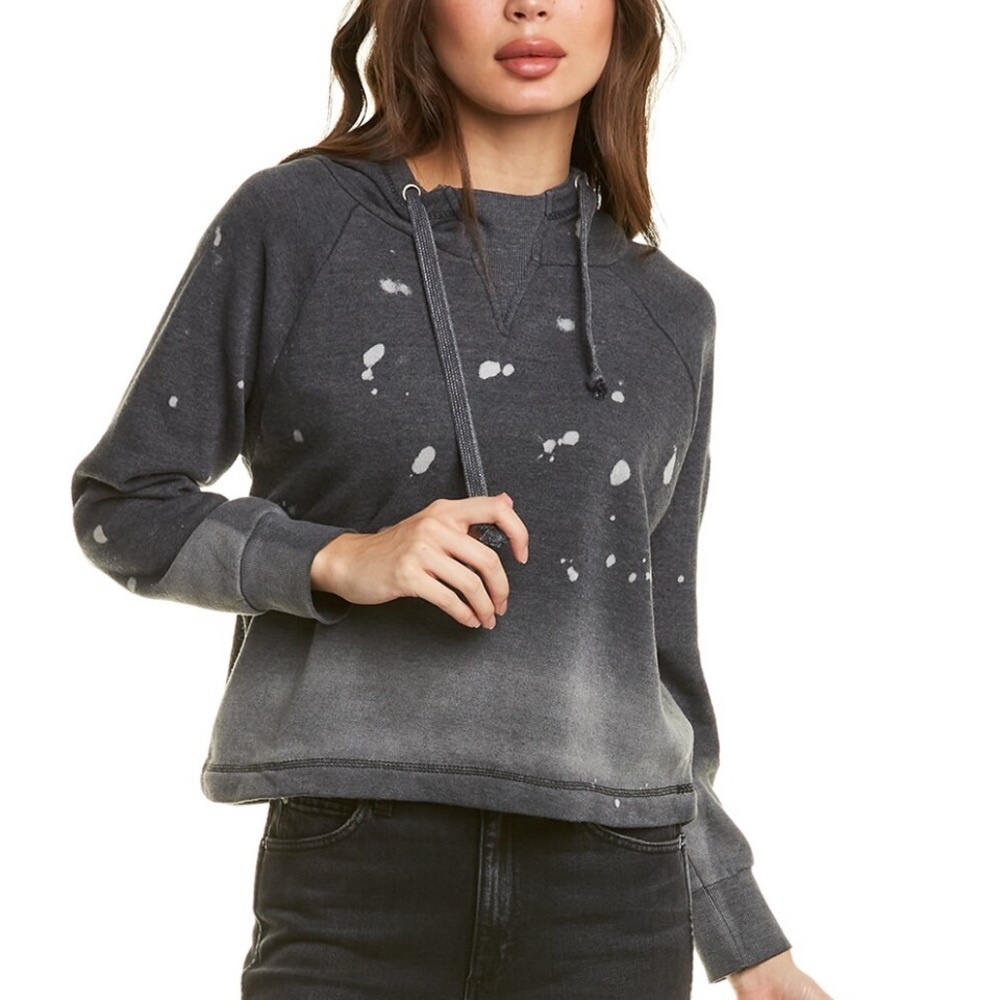 💕HP💕Vintage Havana grey splatter boxy hoodie